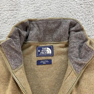 The North Face 1/4 Zip Pullover Sweater Herren 2XL Braun Baumwolle Wollmischung XXL - Bild 1 von 13