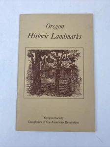 1957 Oregon Historic Landmarks - Daughters of the American Revolution Booklet - Picture 1 of 11