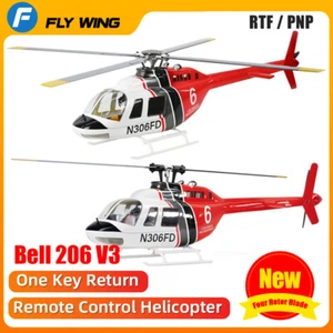 Fly Wing Bell 206 V3 RC Hubschrauber 6CH Brushless Motor ACE Flight Control - Bild 1 von 26