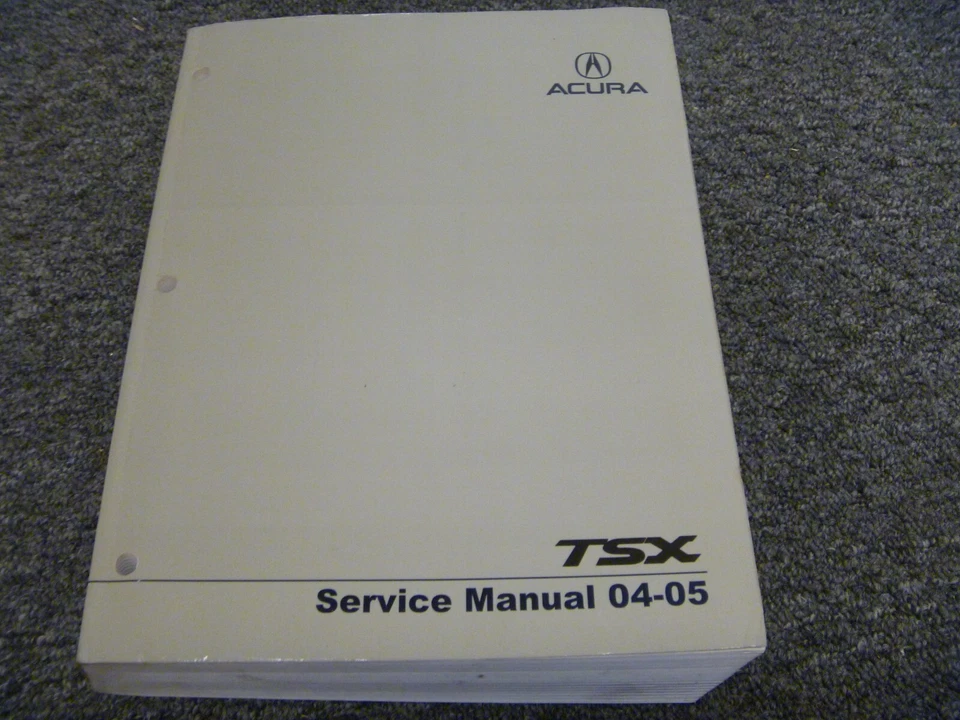 Acura TSX 2004-2005 sedán manual de reparación de taller 2,4 L Foto 1 de 1