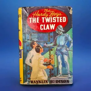 18 The Twisted Claw (1939-Dust):🕵🏻Vintage Hardy Boys Book - Imagen 1 de 13