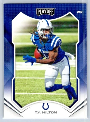 2021 Playoff Football - T.Y Hilton - Indianapolis Colts - Base - #58 - Image 1 of 2