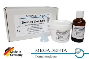 Dental Denture direct Reline Self cure soft resin acrylic Germany powder liquid - Picture 1 of 4