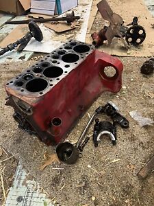 Ford 8N-9N-2N Tractor Front Distributor Engine Block With Caps & Suction Tube