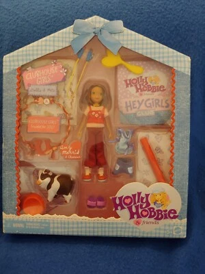NEW & HTF 2006 Holly Hobbie & Friends - AMY MORRIS & CHEDDAR - Hey Girls Club - Image 1 of 4