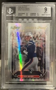 2006 Score Select  Artist’s Proof Tom Brady 18/32 BGS9 POP 1 None Higher - Picture 1 of 2