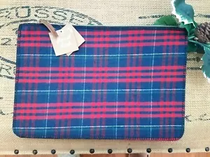 Bolso sin asas de franela Target Bolso de Navidad Rojo Verde Tartán a cuadros NUEVO CON ETIQUETAS NUEVO - Imagen 1 de 4
