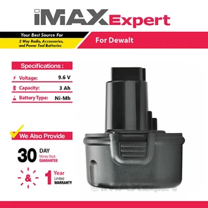 Batería NiMh 9,6 V 3Ah para DeWalt DW9061 DW9062 DE9036 DE9061 DE9062 DC750KA - Imagen 1 de 4