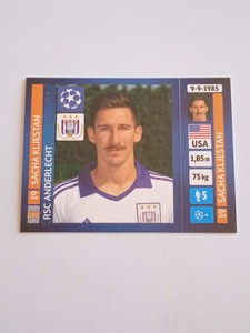 No. 213 Sacha Kljestan RSC Anderlecht - Champions League 2013/14 Panini