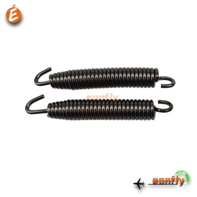 Par de muelles de escape niquelados de 80 mm para Aprilia 450 RXV 450 2006-2010 2011 Foto 1 de 2