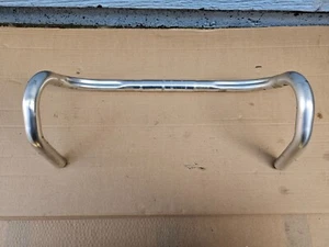 Modolo Q Even Anatomic Drop Bars 44cm Wide x 26.0mm Clamp Silver made in Italy - Picture 1 of 9