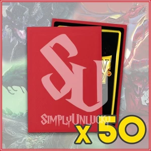 Ruby 50 Matte Dragon Shield Sleeves Japanese Size 🐉for Yugioh Vanguard - Picture 1 of 2