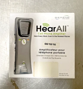 Amplificateur de téléphone portable Serene Innovations HearAll SA-40 - Photo 1 sur 7
