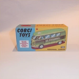 Corgi Toys  356 Volkswagen Military Personnel Carrier VW Repro Box - Picture 1 of 4