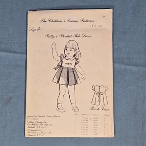 Vintage 1980 The Children's Corner Pattern Patty's Bib Dress Size 2 Complete - Picture 1 of 6