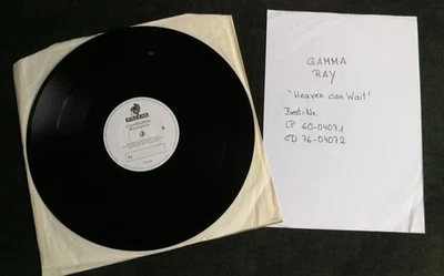 Gamma Ray - Heaven can wait 4-Track EP Testpressung (Promo Mini LP) ohne Cover - Bild 1 von 3