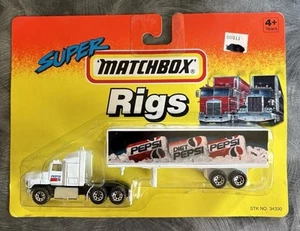 Vintage Matchbox Super Rigs 1993 Pepsi 1:97 Semi Truck Ford 34330 - Picture 1 of 4