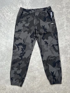 RVCA Kevin EW Pants Jogger Camo Elastic Waist Stretch Sz M - Picture 1 of 7