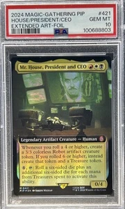 2024 Magic MTG Fallout Mr. House, President and CEO Extended Art -FOIL💎PSA 10💎 - Picture 1 of 3