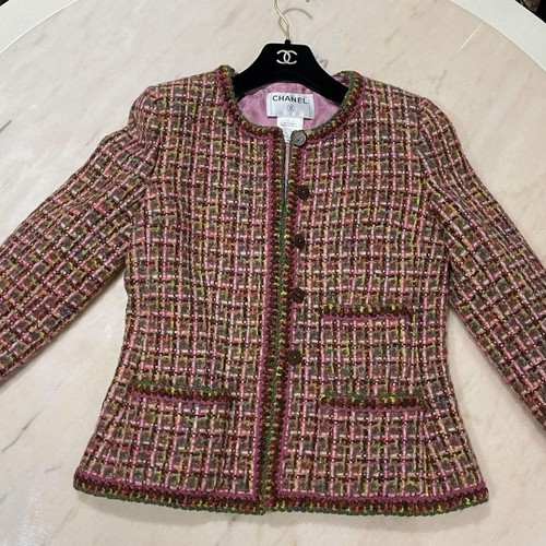 Giacca multi tweed Chanel vintage