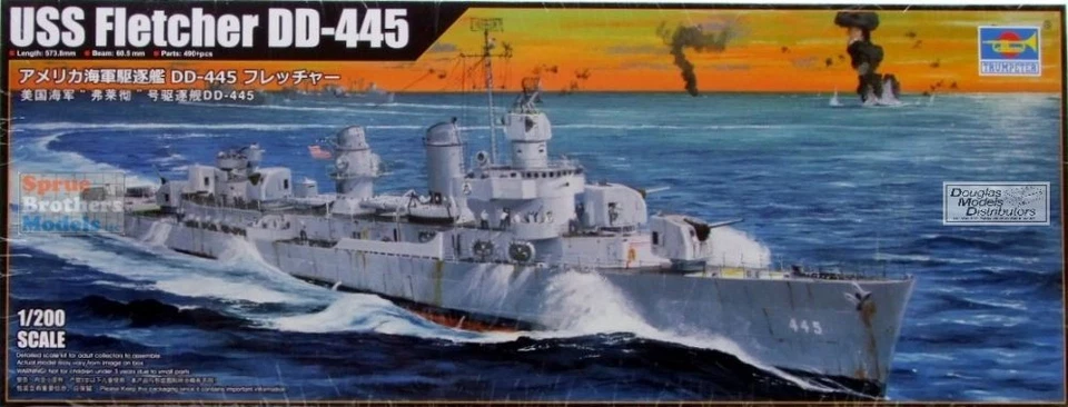TRP03723 1:200 Trompetista USS Fletcher DD-445 Foto 1 de 1