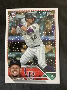 2023 Topps Holiday - Ezequiel Tovar #H90 (RC) - Picture 1 of 2
