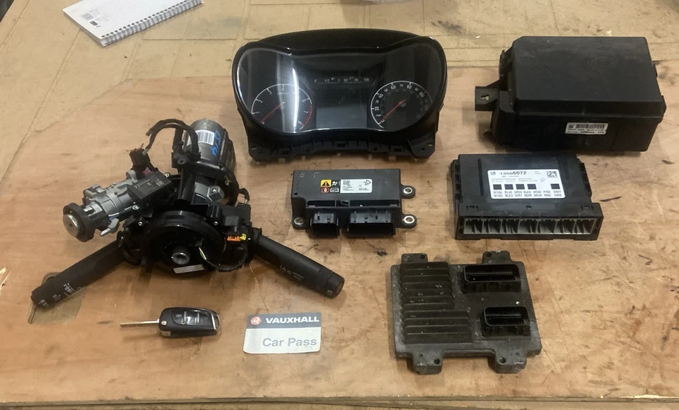 *2015-2019*VAUXHALL CORSA E (1.4 16V)B14XEL COMPLETE ECU KIT WITH PASS 12657461  - Image 1 of 4