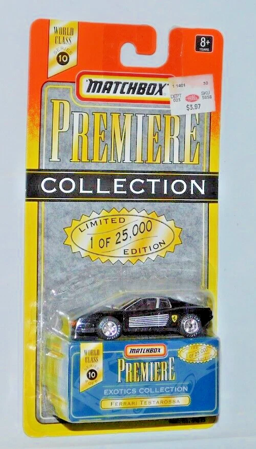 MATCHBOX PREMIERE COLLECTION FERRARI TESTAROSSA SERIES 10 REAL RIDERS - Image 1 of 1