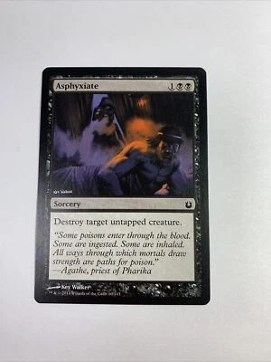 MTG Magic the Gathering Asphyxiate (60/176) Born of the Gods LP - Image 1 of 4