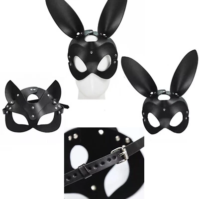 2025 Frauen Maske Cosplay Weibliche Halloween Maske Katze Ohren Auge Rollenspiel - Bild 1 von 3