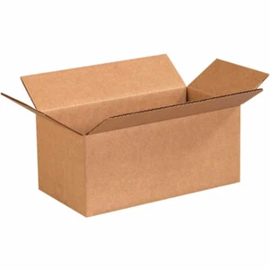 100 - 10 x 5 x 4 Corrugated Shipping Boxes Packing Storage Cartons Cardboard Box - Picture 1 of 1