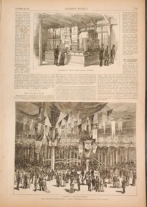 International Cotton Exposition Atlanta Main Building Harper's Weekly 1881 - Picture 1 of 1
