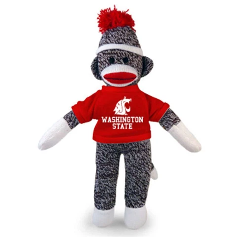 Washington State Cougars Sock Monkey Cover