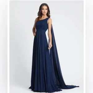 IEENA FOR MAC DUGGAL Gown Navy Size 6 - Picture 1 of 5