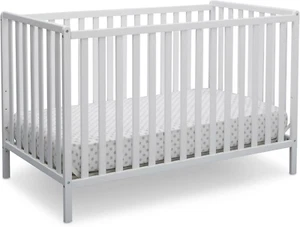 Delta Children Heartland 4-in-1 Convertible Crib, Bianca White, Greenguard Gold - Picture 1 of 12