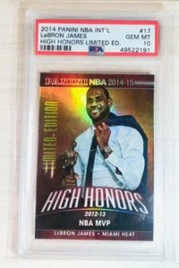 PSA10 LeBron James 2013-14 Panini Jugador Más Valioso de la NBA High Honors Edición Limitada Miami Heat Gem  - Imagen 1 de 12