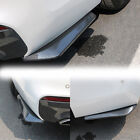 2X Rear Bumper Lip Diffuser Splitter Canard Protector Universal Car Accessories