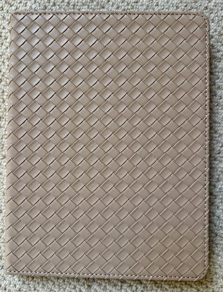 Apple iPad Pro 9.7" hochwertige Leder Hülle Sandfarben Cover mit Fach für Pencil - Bild 1 von 4