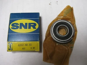 NEW SNR 6202 NR EE Both Sides Sealed Bearing w/ Snap Retaining Ring West Germany - Picture 1 of 1