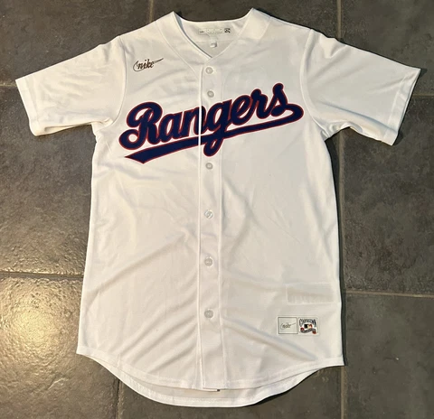 Texas Rangers Ivan Rodriguez Nike Cooperstown Collection MLB Jersey Men Sz Small Cover