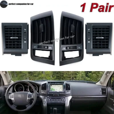 1Set A/C Air Conditioner Vent Outlet For Toyota Land Cruiser 200 LC200 2008-2013 Foto 1 de 4