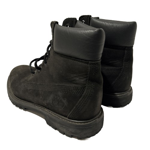 Stivali da combattimento stringati TIMBERLAND in pelle nera 6 pollici premium 8658A taglia 7M