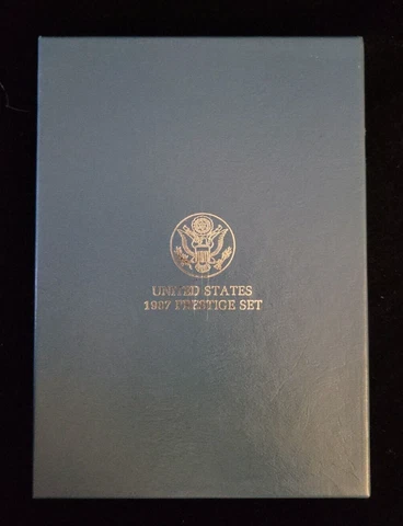 1987 US Mint Prestige Proof Set | Beautiful Set | No COA | See Pics Cover