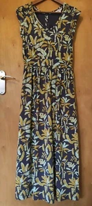 WHITE STUFF ~ Gorgeous Cotton MAXI DRESS Darcie Purple Melt ~ Size 10 New - Picture 1 of 9
