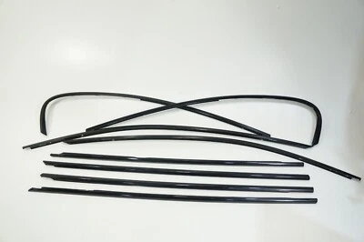 11-16 bmw f10 535i 550i  exterior door window trim molding black set SHADOW LINE - Image 1 of 4