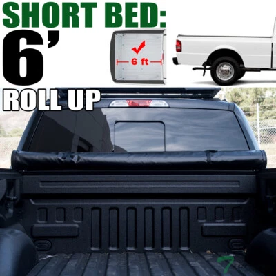 Topline For 1983-2011 Ford Ranger 6 Ft Bed Lock & Roll Up Vinyl Tonneau Cover - Image 1 of 4