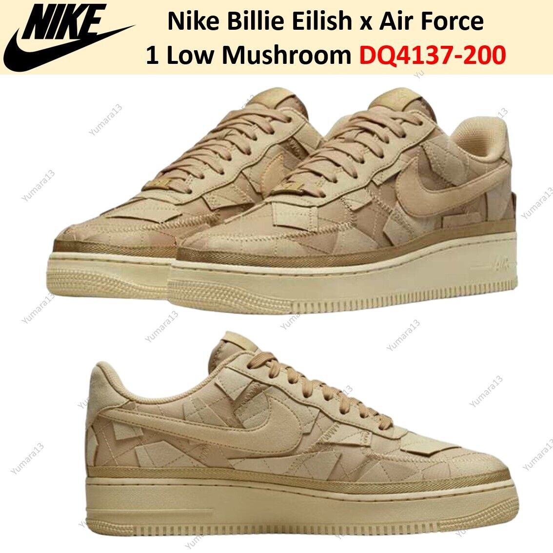 Nike Billie Eilish x Air Force 1 Low Mushroom for Sale Nike Billie Eilish x Air Force 1 Low Mushroom for Sale