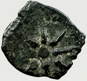 Moneda bíblica ácaro viuda de Jerusalén 80 aC Alejandro Janneo HENDIN 1153 i120838 - Imagen 1 de 3