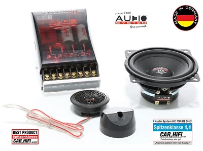 Audio System HX 100 SQ EVO 3 2-Wege 10 cm Lautsprecher Komponentensystem  - Bild 1 von 4
