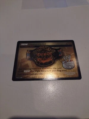 WWF/WWE Raw Deal CCG ECW Championship Belt  28/TK & ECW One Night Stand 26 / TK - Image 1 of 4